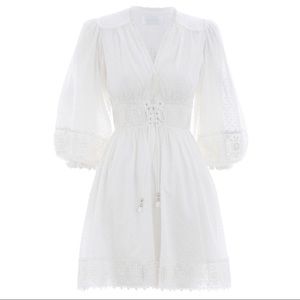 zimmermann iris corset dress